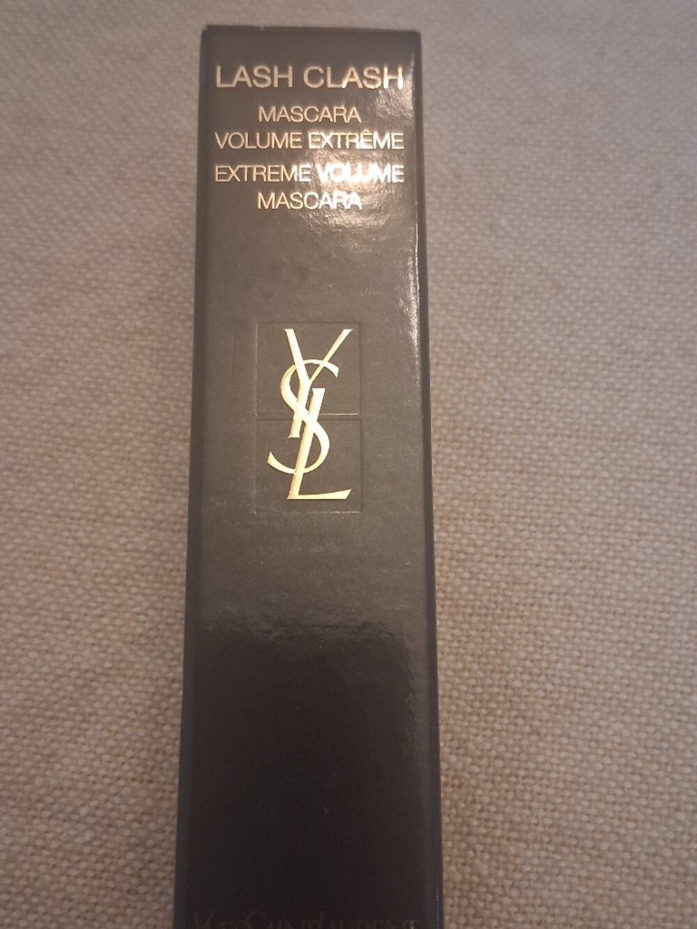 YSL Black Mascara with Gold Accent 2ml size